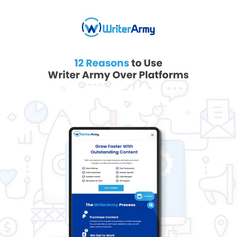12 Reasons to Use Writer Army Over Platforms