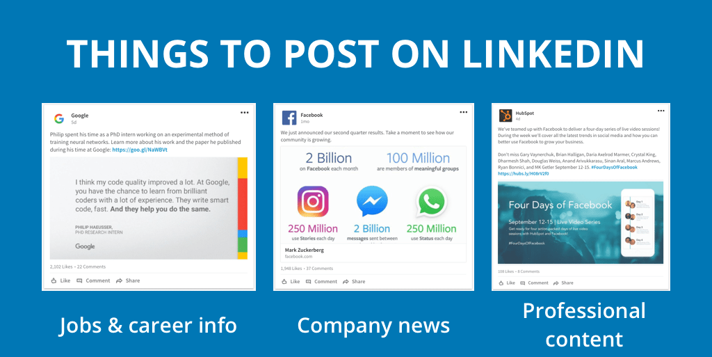 How to post on LinkedIn